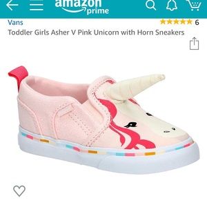 Toddler girls unicorn vans